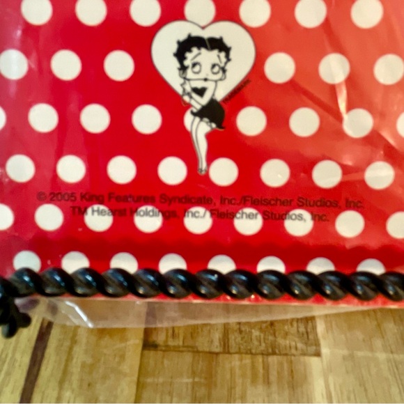 Vintage Betty Boop Writing Journals Notebooks Red and White Polka Dots 2005 - Picture 4 of 7